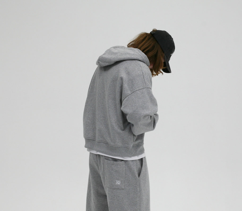 Oversized Boxy Fit Zip Hoodie
