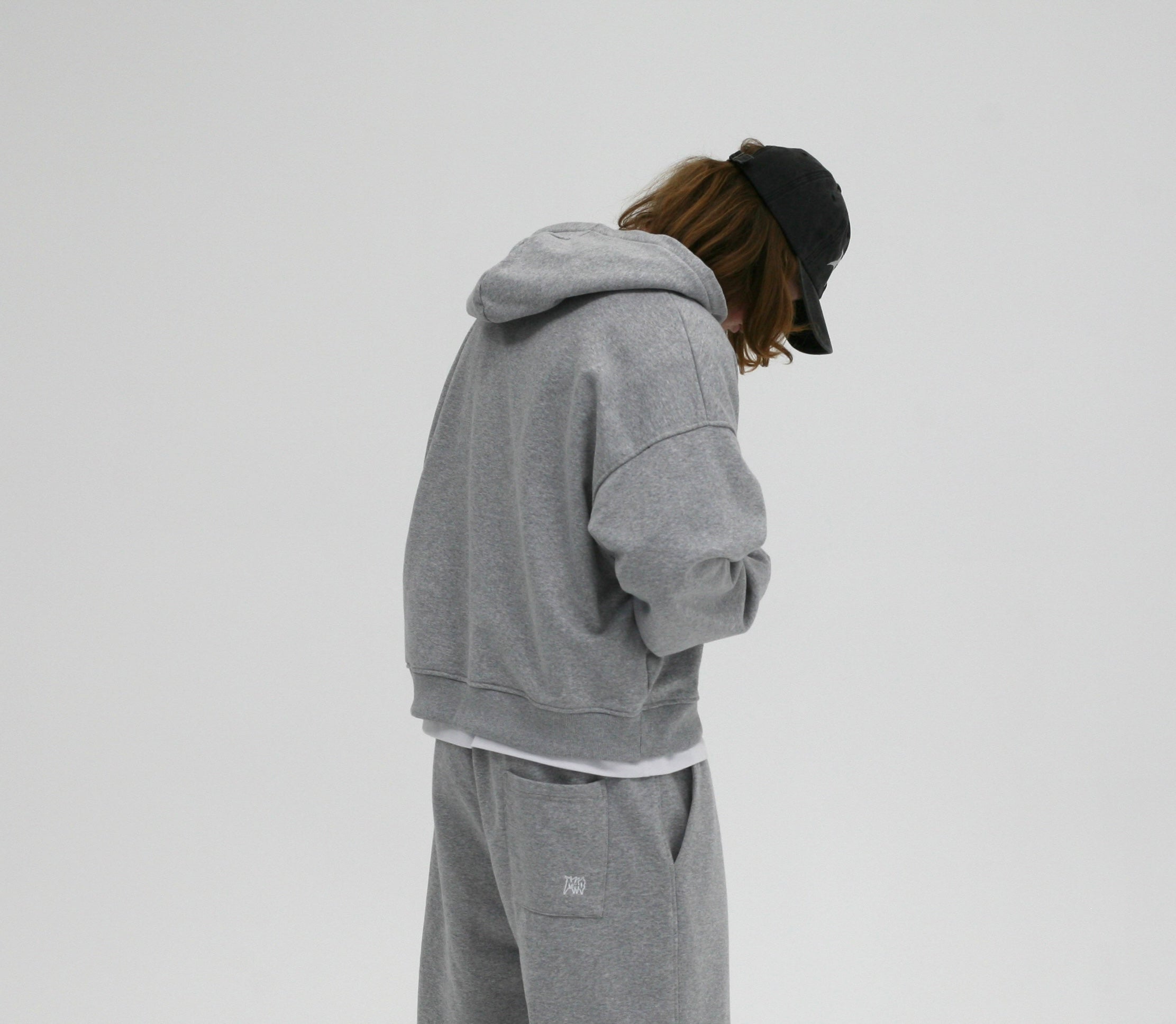 Oversized Boxy Fit Zip Hoodie
