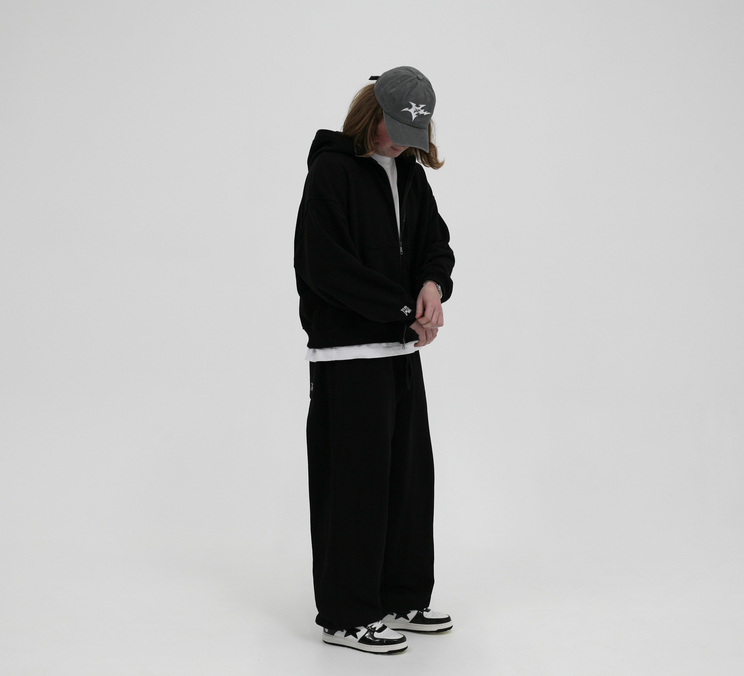 Oversized Boxy Fit Zip Hoodie
