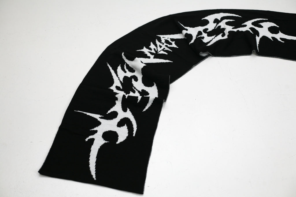 Oversized Scarf TRB black