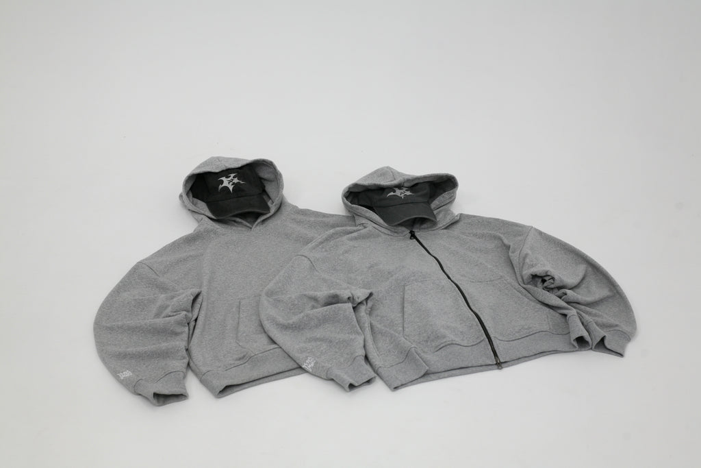 Oversized Boxy Fit Zip Hoodie