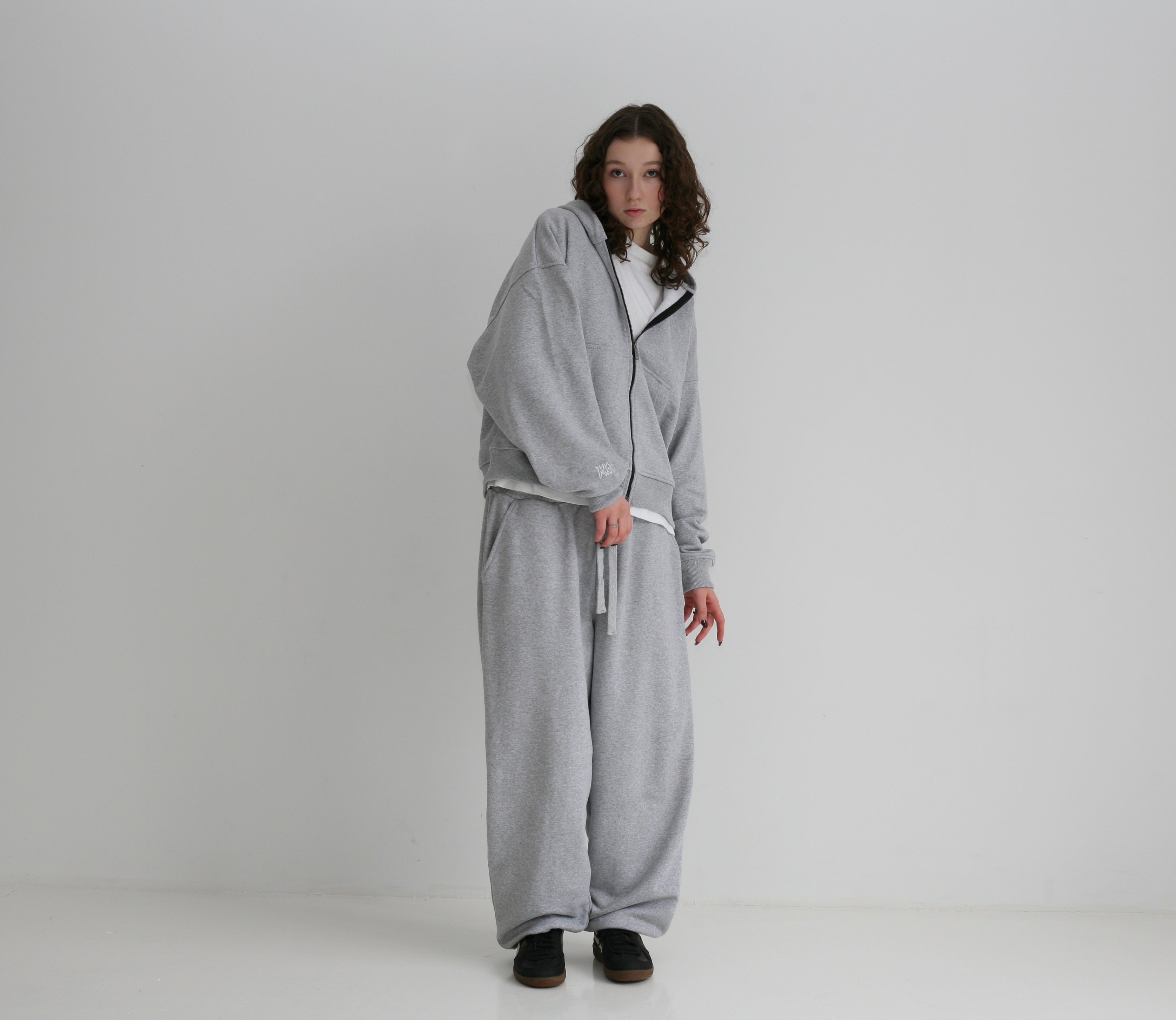 Oversized Boxy Fit Zip Hoodie