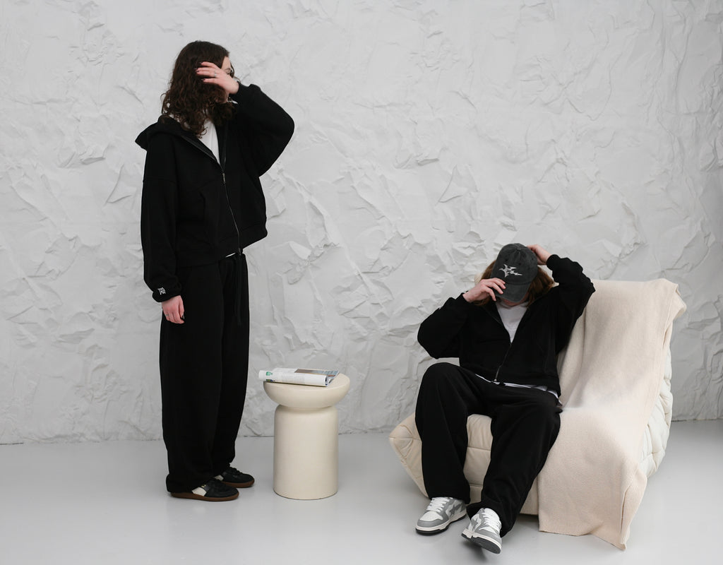 Oversized Boxy Fit Zip Hoodie