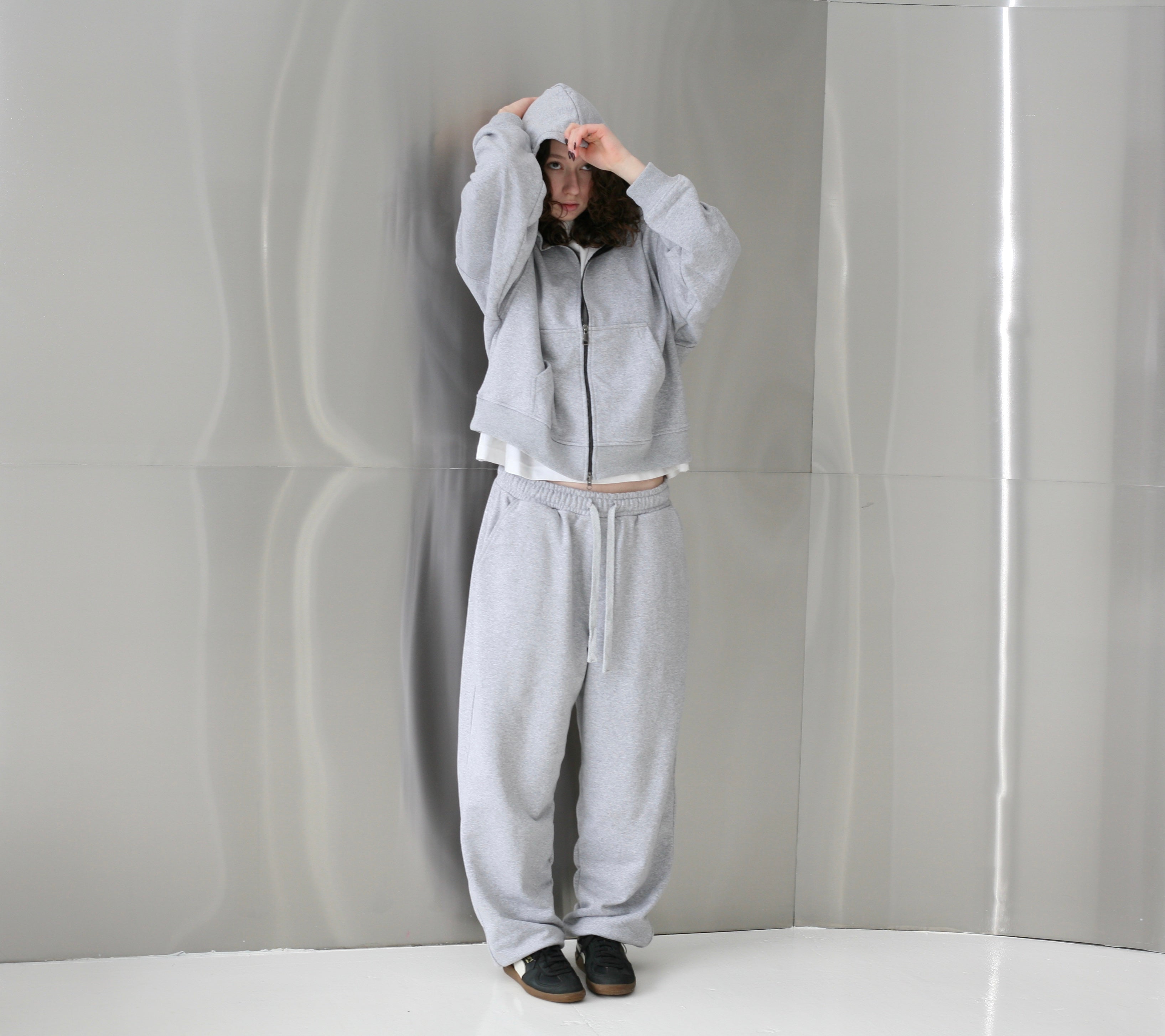 Oversized Boxy Fit Zip Hoodie